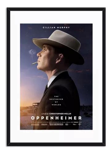 Cuadro Póster Enmarcado Película Oppenheimer Cuotas Sin Interés