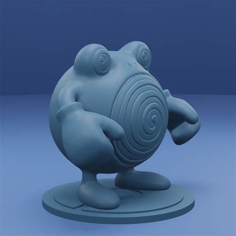 Fichier Stl Pokemon No Poliwag Poliwhirl