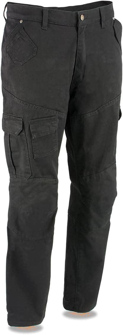 Milwaukee Leather MPM5591 Men S Armored Black Cargo Jeans Reinforced