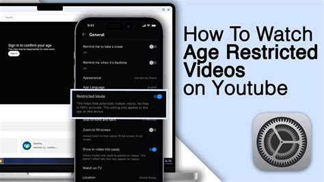 How To Watch Age Restricted Videos On Youtube Mobile Pc Youtube