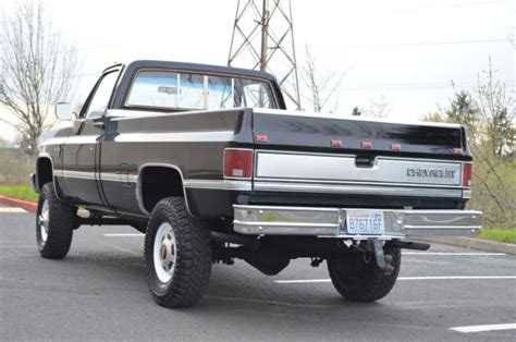 1owner 1986 Chevy K30 1 Ton Silverado Regular Cab 4x4 Only 52 396 Original Miles Classic