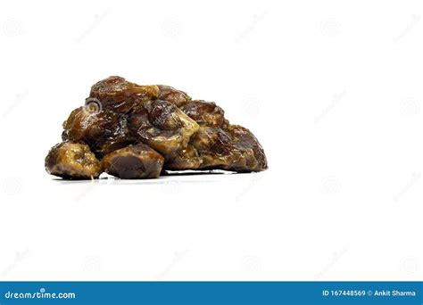 Dates Covered With Jaggery Which Is Called Pind Khajur In India Stock ...