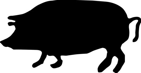 Pig Silhouette - ClipArt Best