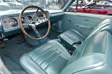 The Interior On This Original 1965 Chevrolet El Camino Is Marina Blue