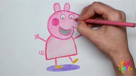 C Mo Dibujar A Pepa Pig How To Draw Pepa Pig Youtube