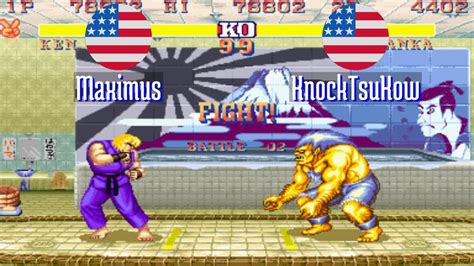 Ft Sf Hf Maximus Us Vs Knocktsukow Us Street Fighter Ii Hyper