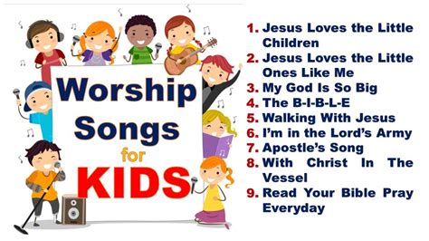 Christian Songs For Kids With Lyrics Youtube