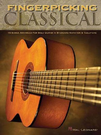 Libro Fingerpicking Classical 15 Songs Arranged For Solo Guitar In