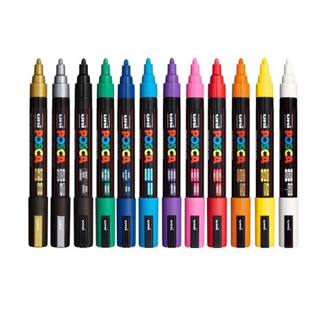 Caneta Marcador Art Stico Posca Uni Pc M Cor A Escolher Shopee Brasil