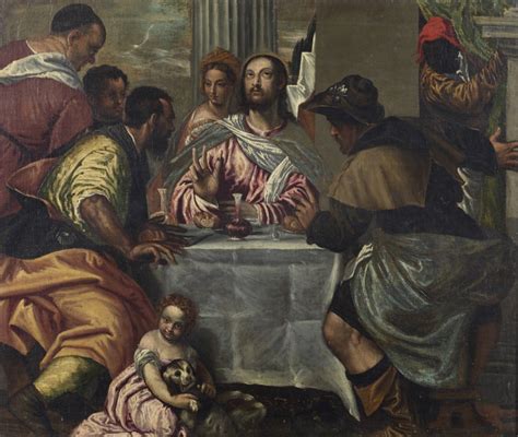 Da Veronese Cena In Emmaus Artista Del XVI XVII Secolo