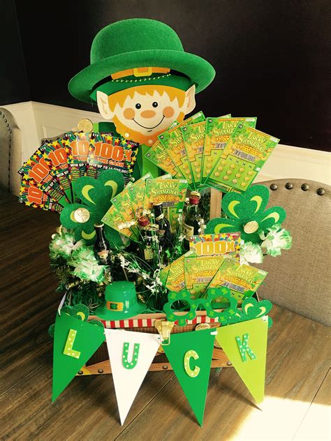 St Patricks Day Themed Raffle Basket