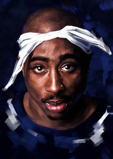 Tupac Oil Painting