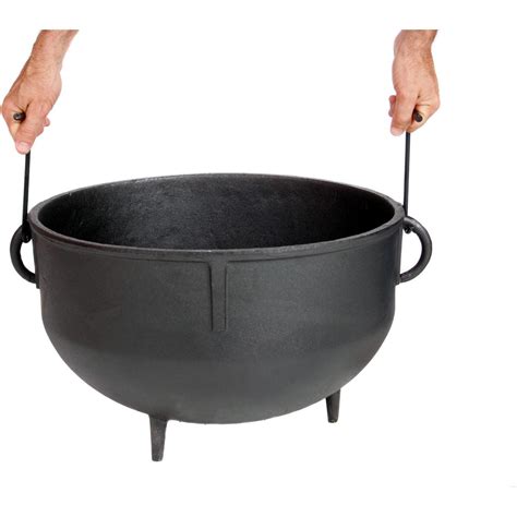 Cajun Classic 10 Gallon Seasoned Cast Iron Jambalaya Pot Gl10443as Bbqguys