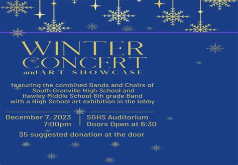 South Granville High School Chorus Presents Winter Concert