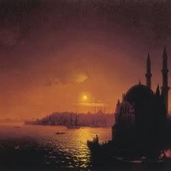 View Of Constantinople By Moonlight Ivan Aivazovsky