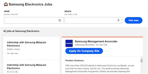 Jawatan Kosong Samsung Electronics Malaysia Jobcari Jawatan