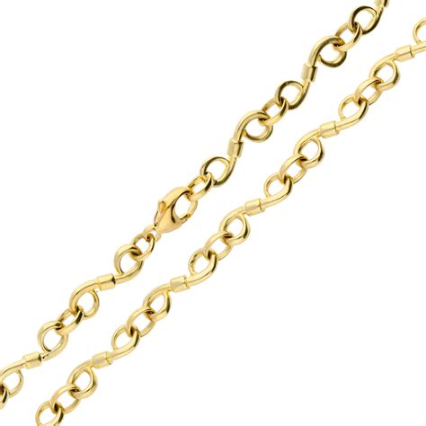 9ct Yellow Gold Fancy Chain Necklace | Buy Online | Free Insured UK ...