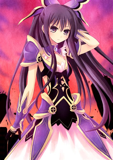 Tohka Yatogami Wallpaper Anime Cartoon Cg Artwork Long Hair Fictional