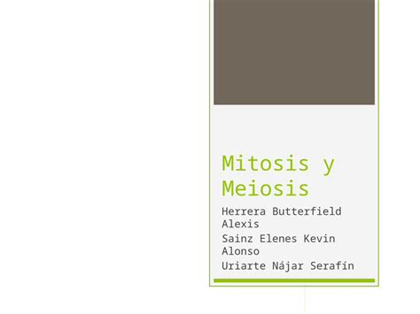 PPTX Mitosis Y Meiosis DOKUMEN TIPS