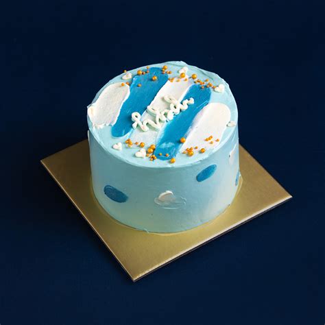 Sky Blue Bento Cake Baker S Brew Customised Cakes