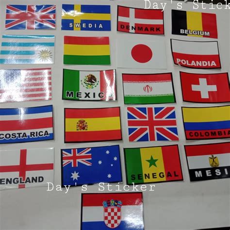 Jual Sticker Bendera Negara Club Shopee Indonesia