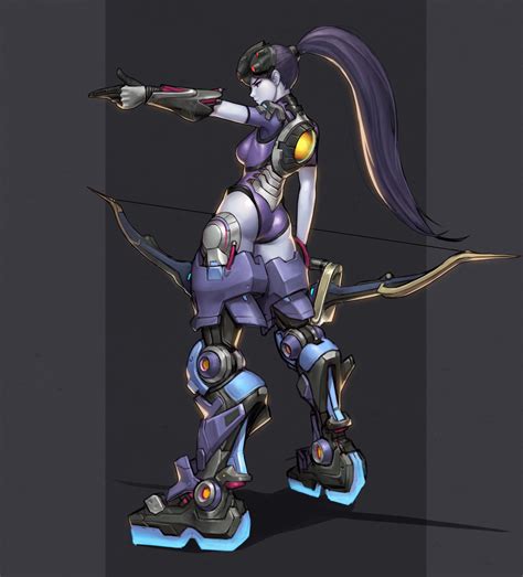 Artstation Widow Maker Rucio Hanzo Reinhardt Jungon Kim Overwatch Widowmaker