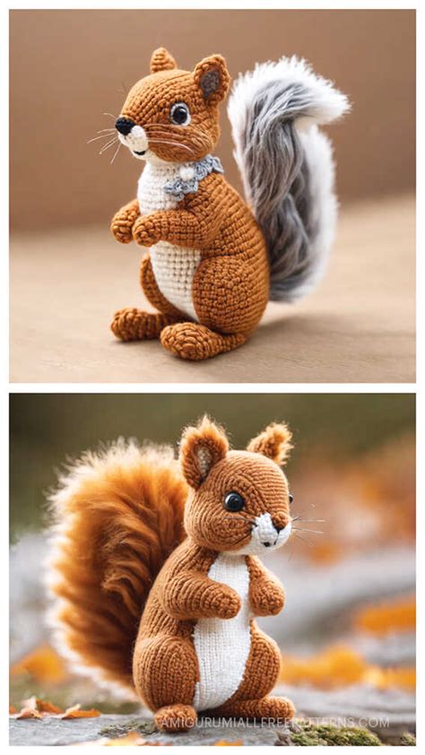 Amigurumi Squirrel Free Crochet Pattern Free Crochet Patterns