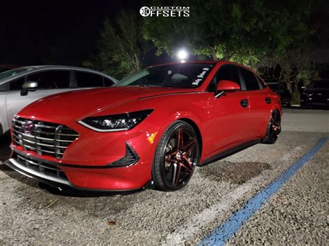 2020 Hyundai Sonata With 20x85 38 Spec 1 Sp 54 And 22535r20 Achilles