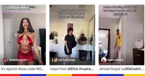 Sur Tiktok Lhilarant Challenge “euphoria High School” Cartonne