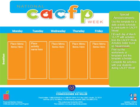 National Cacfp Week