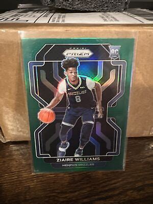 Panini Prizm Ziaire Williams Green Prizm Rookie Rc