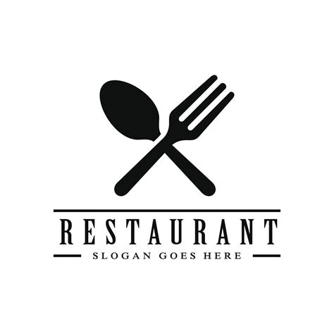 restaurant resto food court cafe logo  vector art  vecteezy