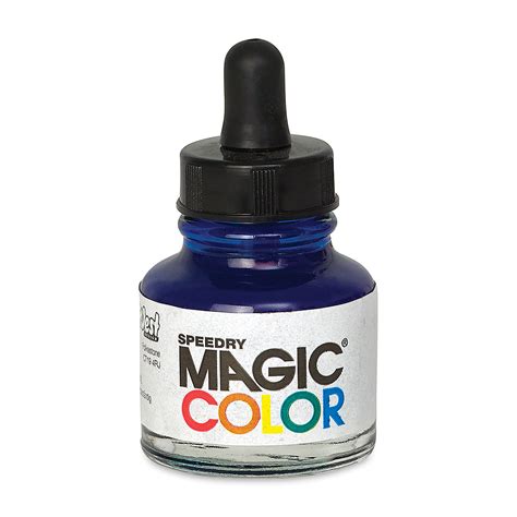 Magic Color Liquid Acrylic Ink 28 Ml Process Cyan Blick Art Materials