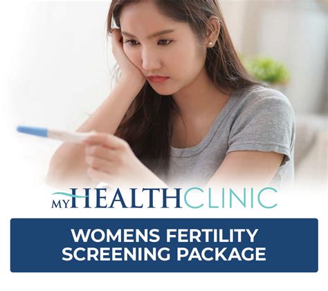 Womens Fertility Screening Package Myhealth Clinic