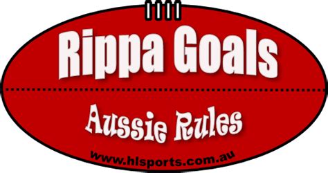 Rippa Goals Portable AFL Set 8 Posts Auskick AFL 9 S