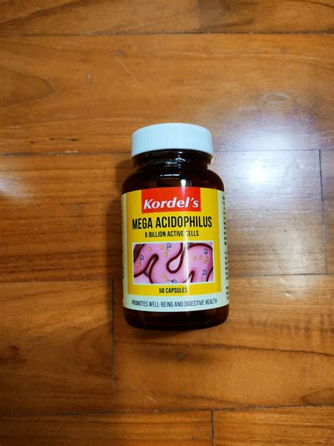 Probiotic Kordel S Mega Acidophilus Billion Active Cells Capsules