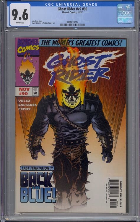 Ghost Rider V Cgc Htf Low Print Run Comic Books Modern Age