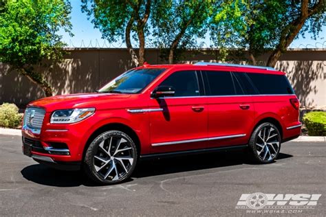 2020 Lincoln Navigator With 24 Lexani Ghost In Gloss Black Machined Wheels Wheel Specialists