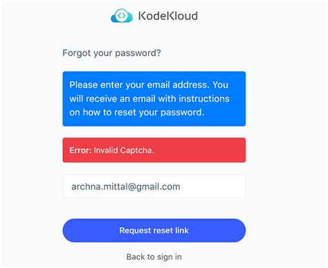 Unable To Login To My Kodekloud Account Kodekloud Engineer