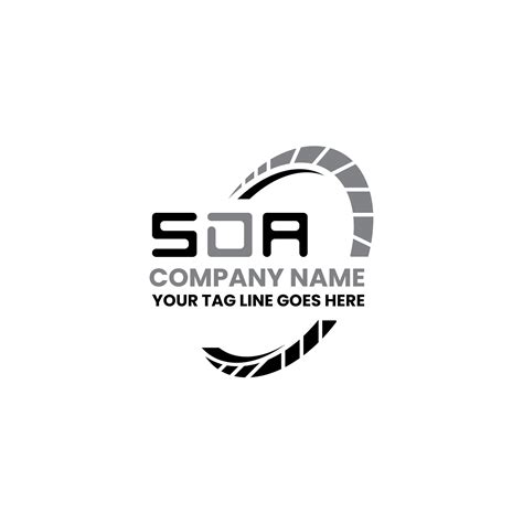 SDA letter logo vector design, SDA simple and modern logo. SDA ...