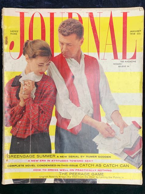 Ladies Home Journal January 1958 Greengage Summer A New Seria