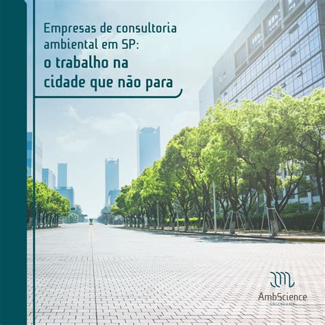 Empresas De Consultoria Ambiental Em SP Ambscience EngenhariaAmbScience