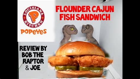 Popeye S New Fish Sandwich Cajun Flounder Drive Thru Fast Food Review