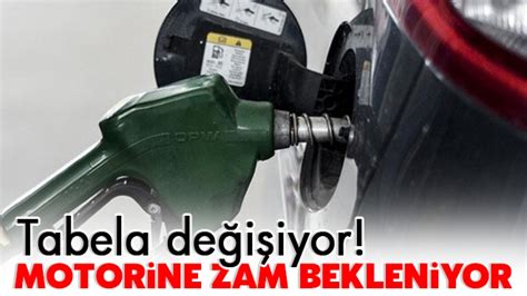 Tabela değişiyor Motorine zam bekleniyor Aydın Ses Gazetesi En