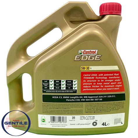 Engine Oil castrol edge 5W30 Ll Jerrycan 4 L BMW Longlife Audi VW ...