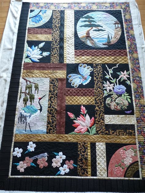 Asian Japanese Quilt Fabric Japanese Quilts Quilt Susan Briscoe Designs Sashiko Patterns Fabric ...