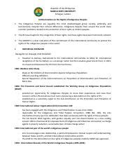 Undrip Handout Pdf Republic Of The Philippines Isabela State