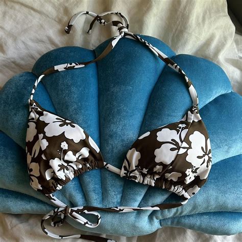 Super Cute Princess Polly Hibiscus Triangle Bikini Depop