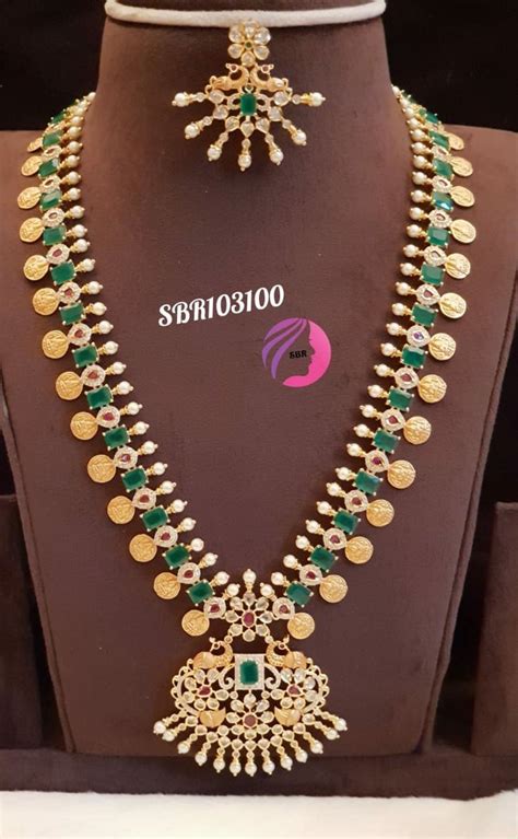 Pin By Godavari On Polki Pearl Ruby Chain Gold Jewels Design Gold