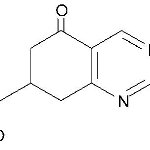 Structure Of 2 Amino 7 2 Furanyl 7 8 Dihydro 5 6H Quinazolinone